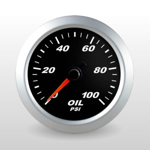 SCX Pro Black Oil Pressure Gauge with Peak Recall and Programmable High and Low Full Dial Warning 6033 SCX Pro Black Oil Pressure Gauge with Peak Recall and Programmable High and Low Full Dial Warning